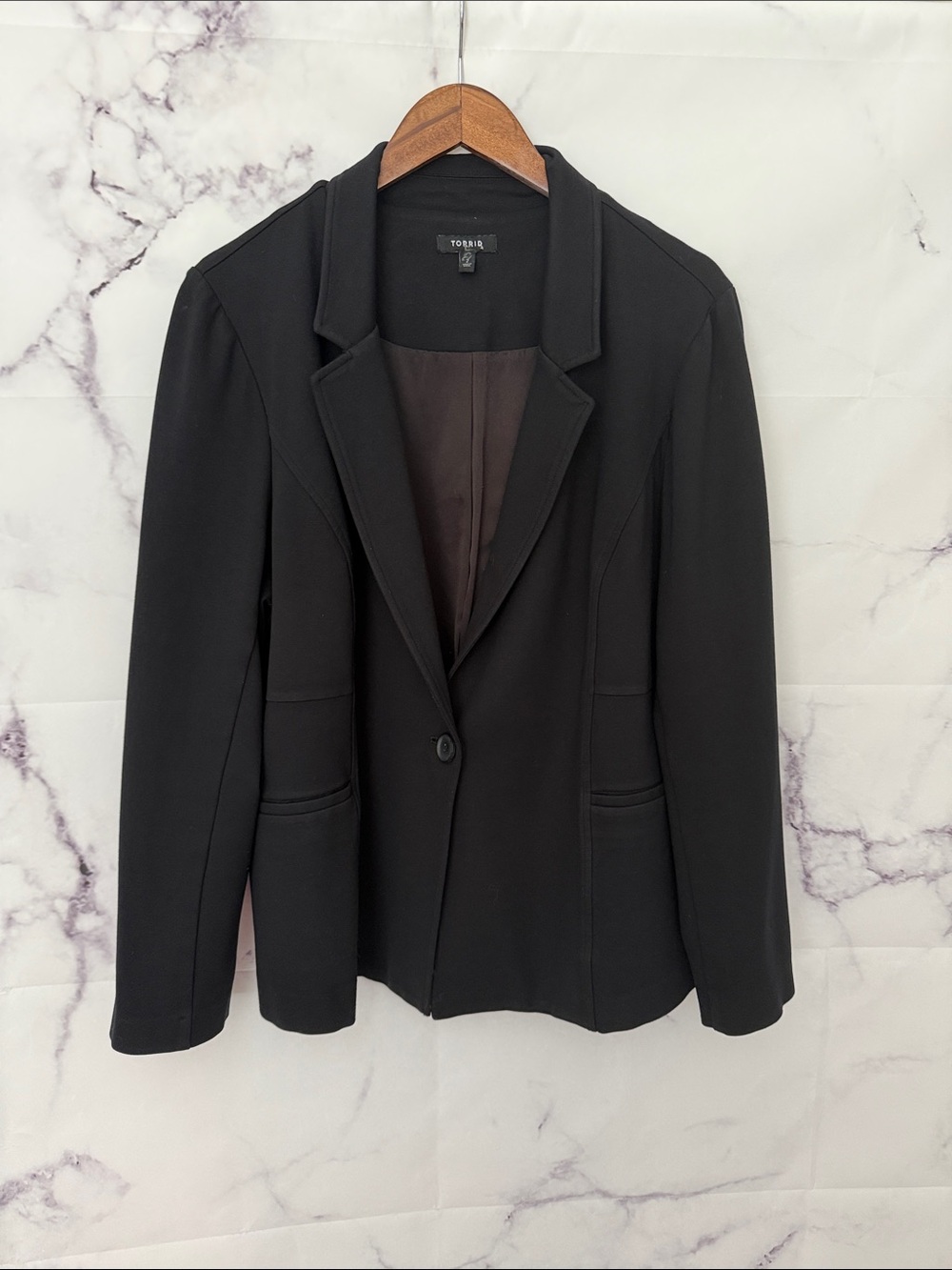 Torrid single button blazer size 2X black